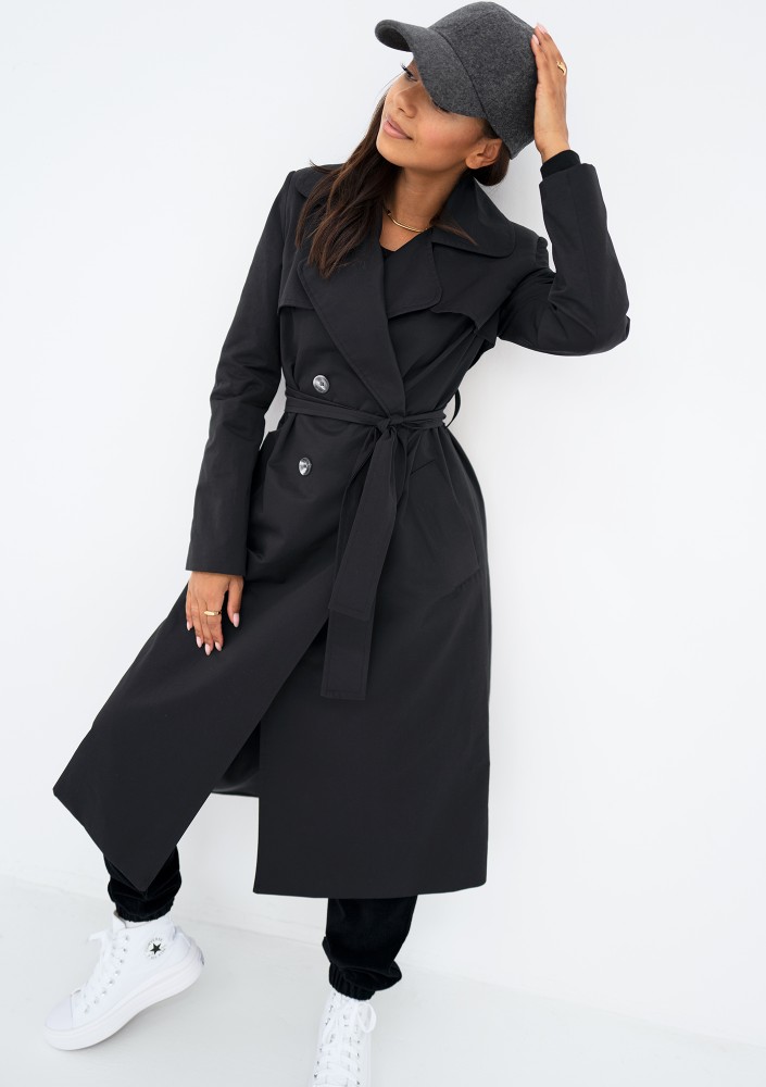 Coty - Black trench coat