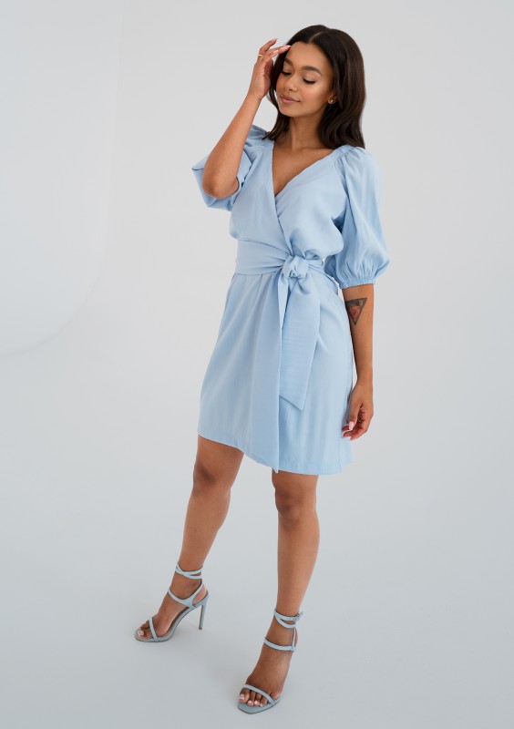 Ariela - Light blue mini dress