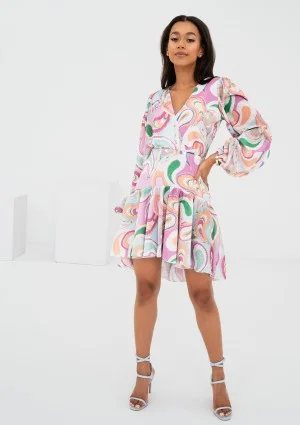 Tilli - Zwiewna sukienka Pastel Print