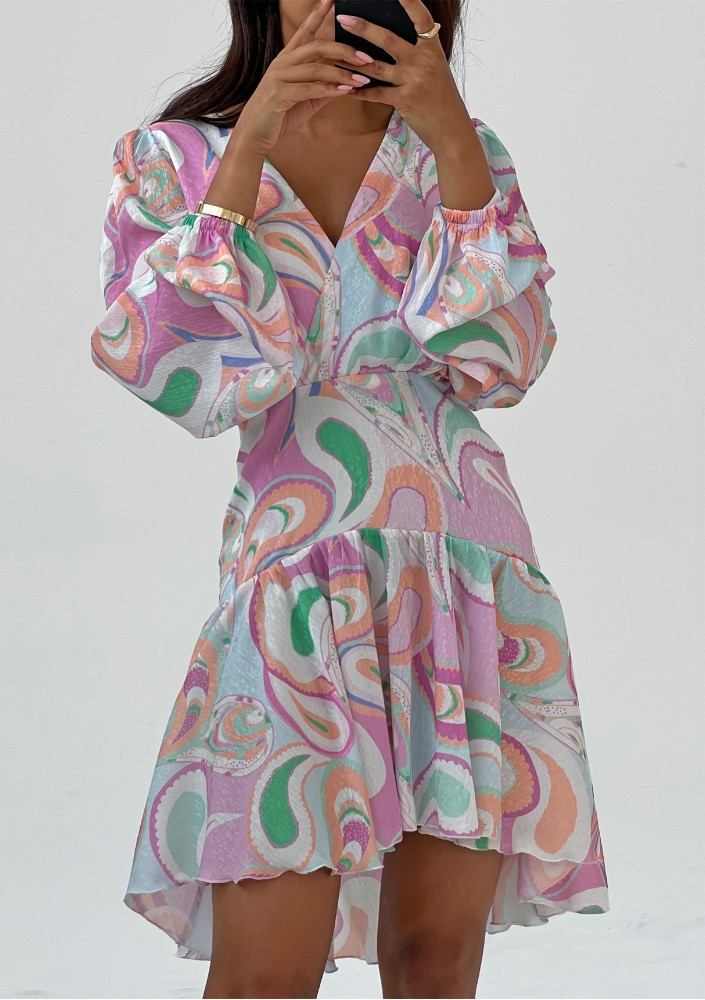 Tilli - Zwiewna sukienka Pastel Print