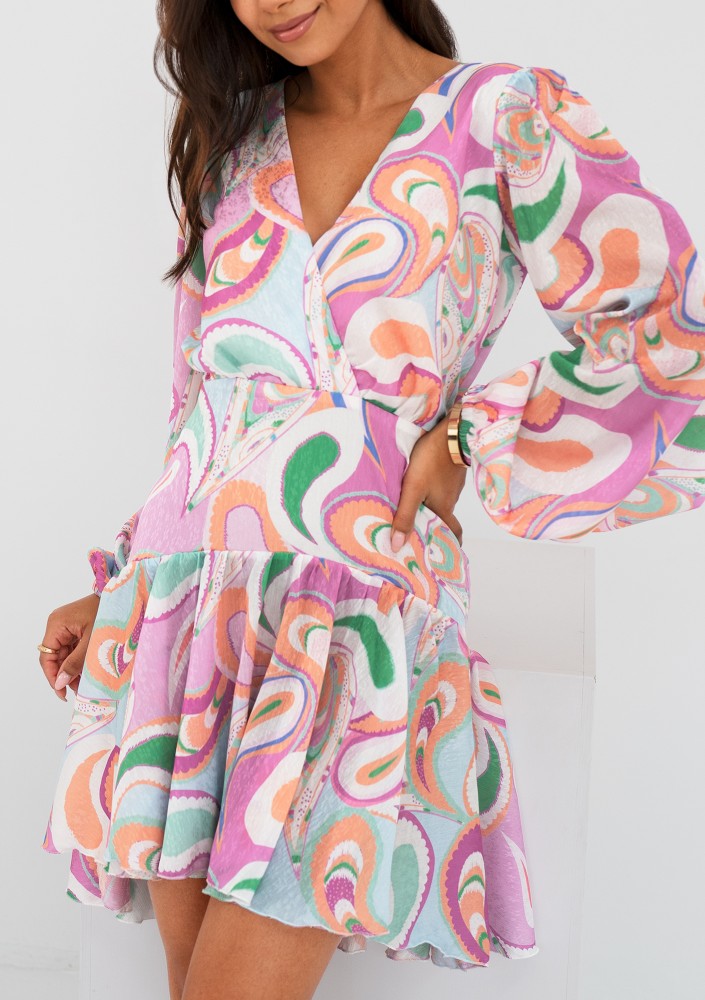 Tilli - Zwiewna sukienka Pastel Print