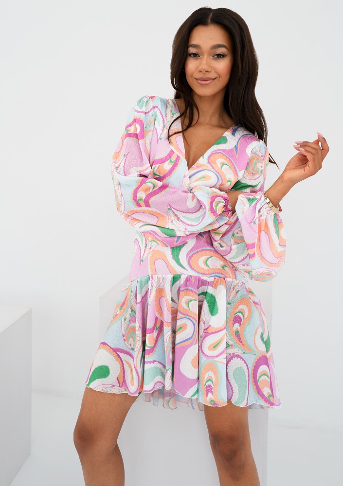 Tilli - Zwiewna sukienka Pastel Print