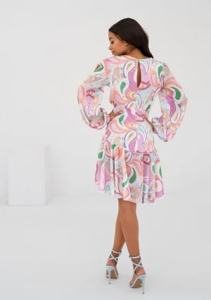 Tilli - Zwiewna sukienka Pastel Print