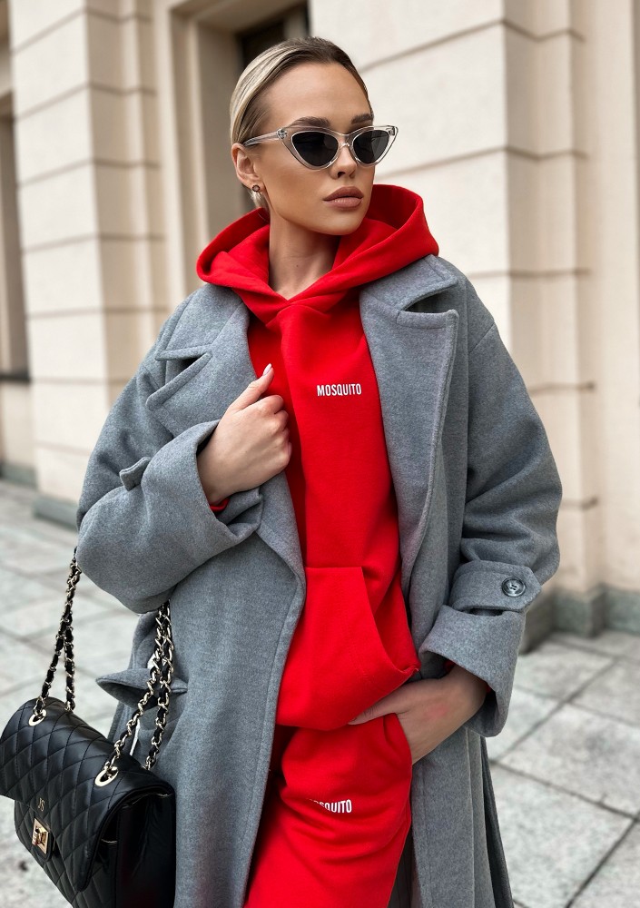 Pure - Bluza z kapturem Chilli Red