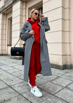 Pure - Chilli red sweatpants