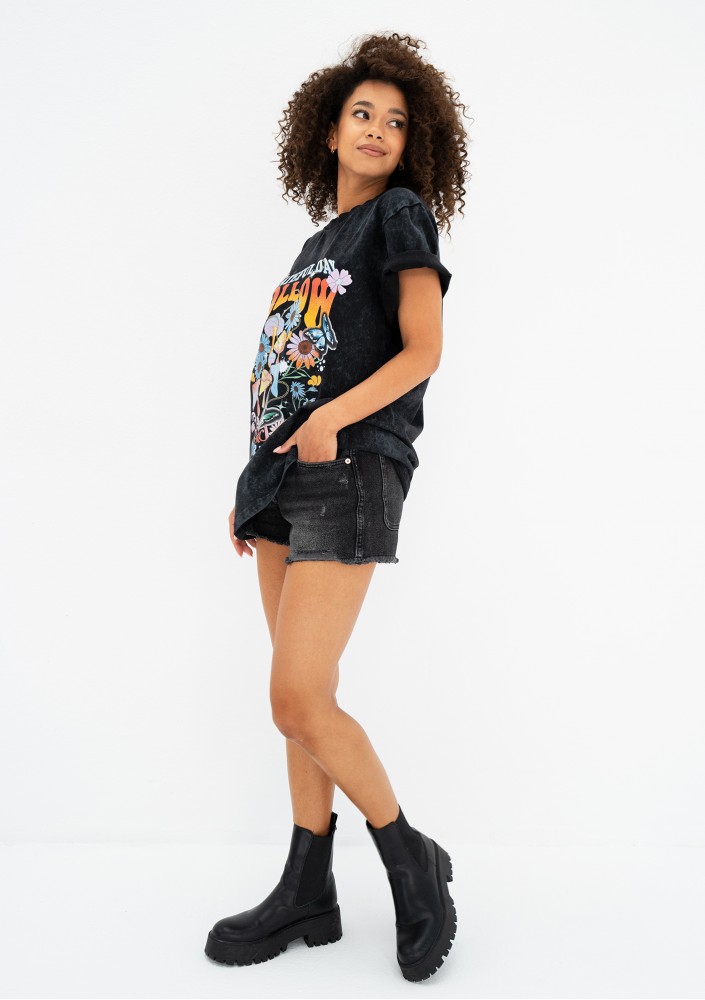 Rave - T-shirt damski vintage ,,Follow Your Dream"