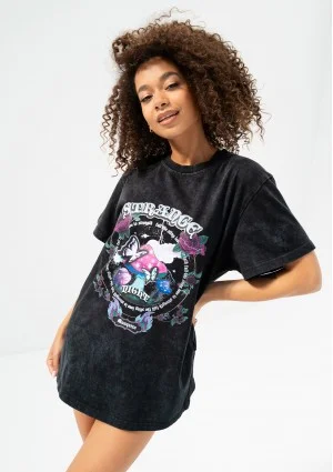 Rave - T-shirt damski vintage ,,Strange Night"