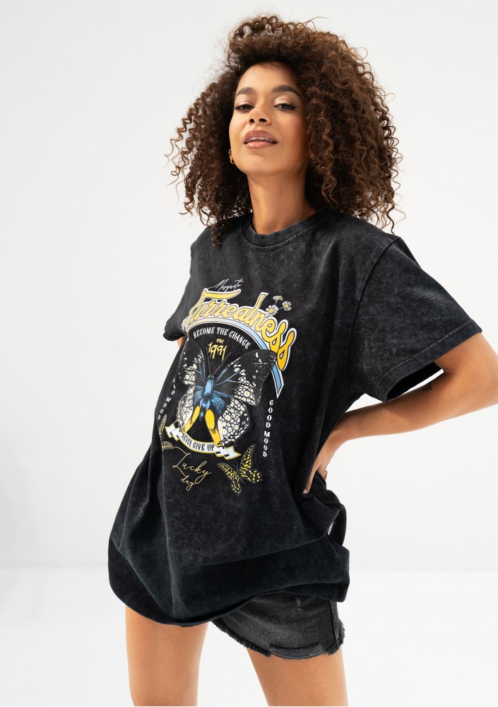 Rave - T-shirt damski vintage ,,Surrealness"