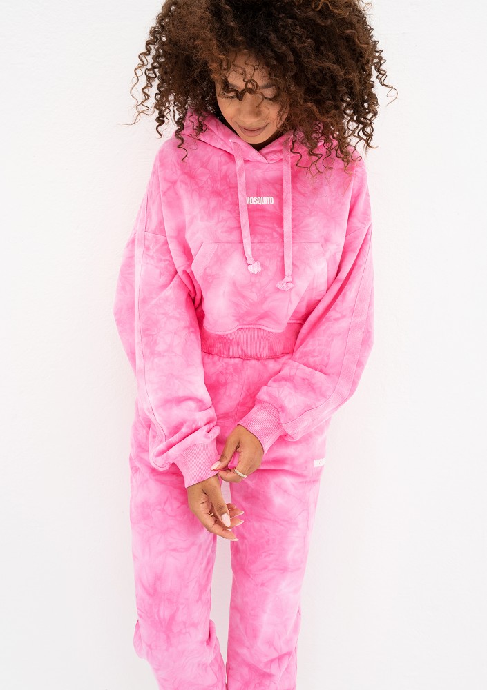 Raffy - Pink tie dyed sweatpants