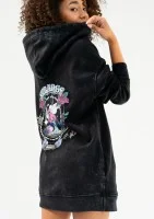 Viper - Black vintage wash hoodie 
