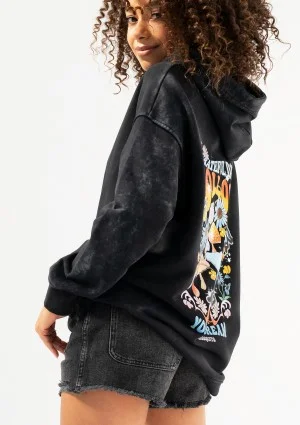 Viper - Black vintage wash hoodie "Follow Your Dream"