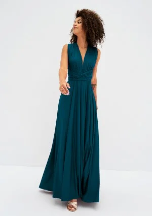 Senya - Turquoise multiway maxi dress