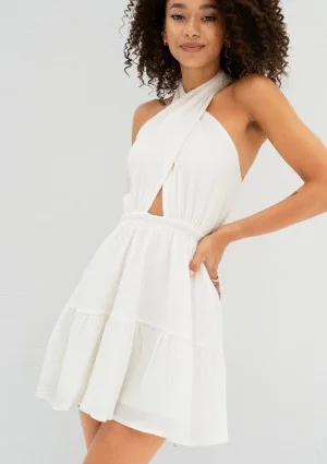 Marita - White mini dress