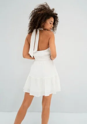 Marita - White mini dress
