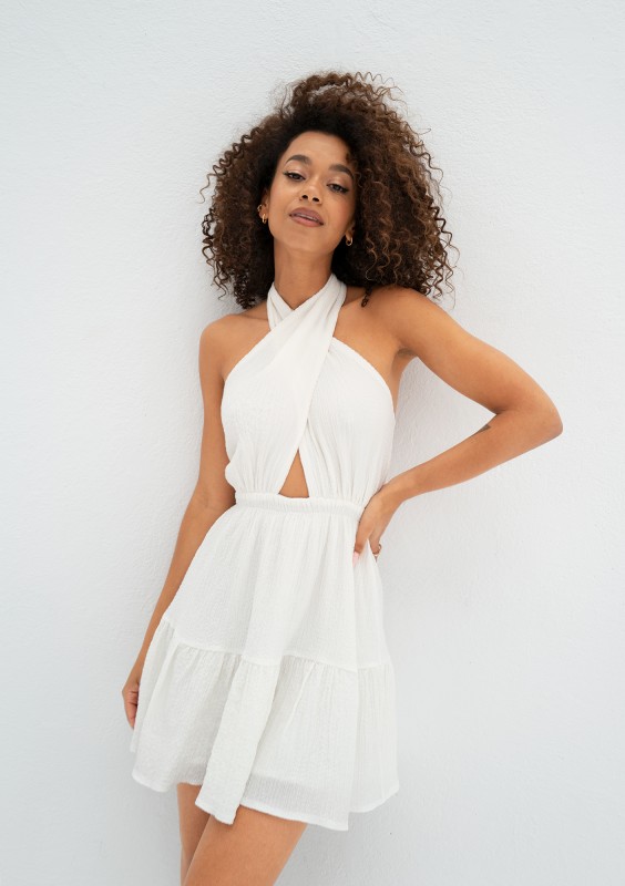 Marita - White mini dress