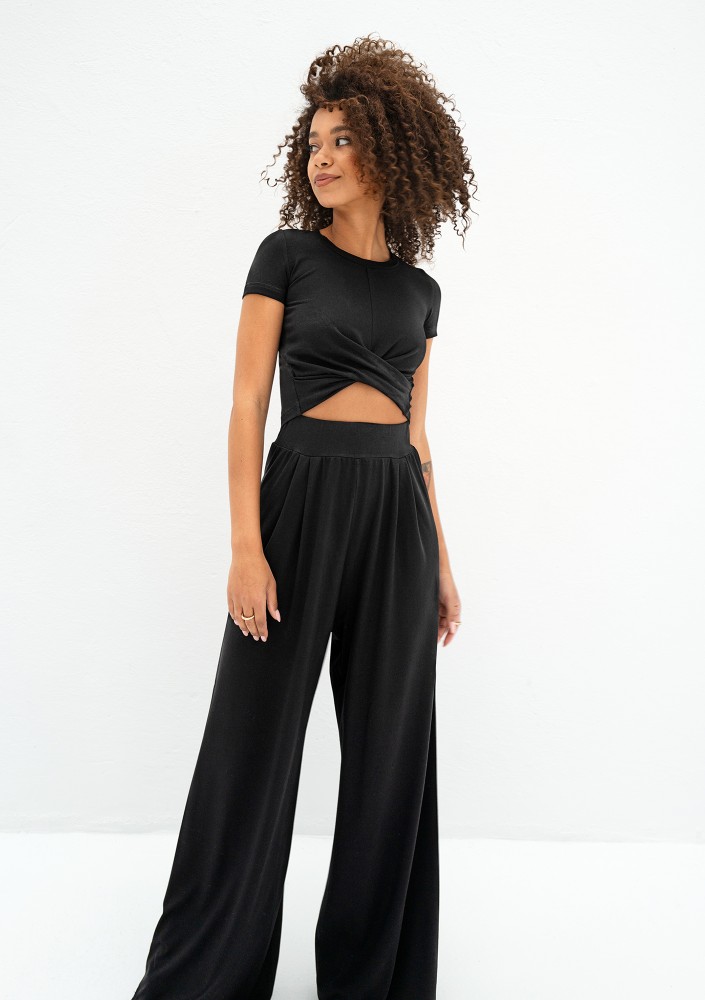 Nazza - Loose black pants