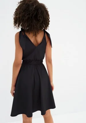 Alva - Black mini summer dress