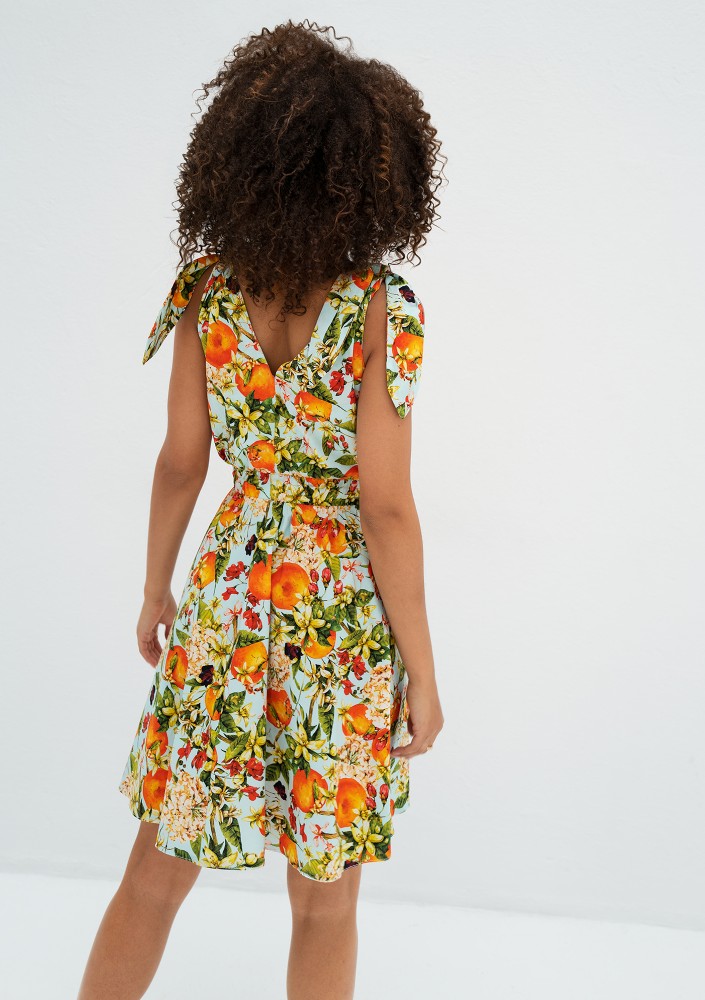 Alva - Letnia sukienka w Pomarańcze