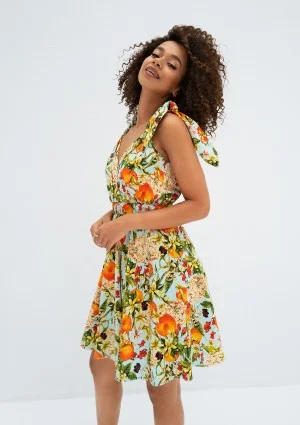 Alva - Letnia sukienka w Pomarańcze