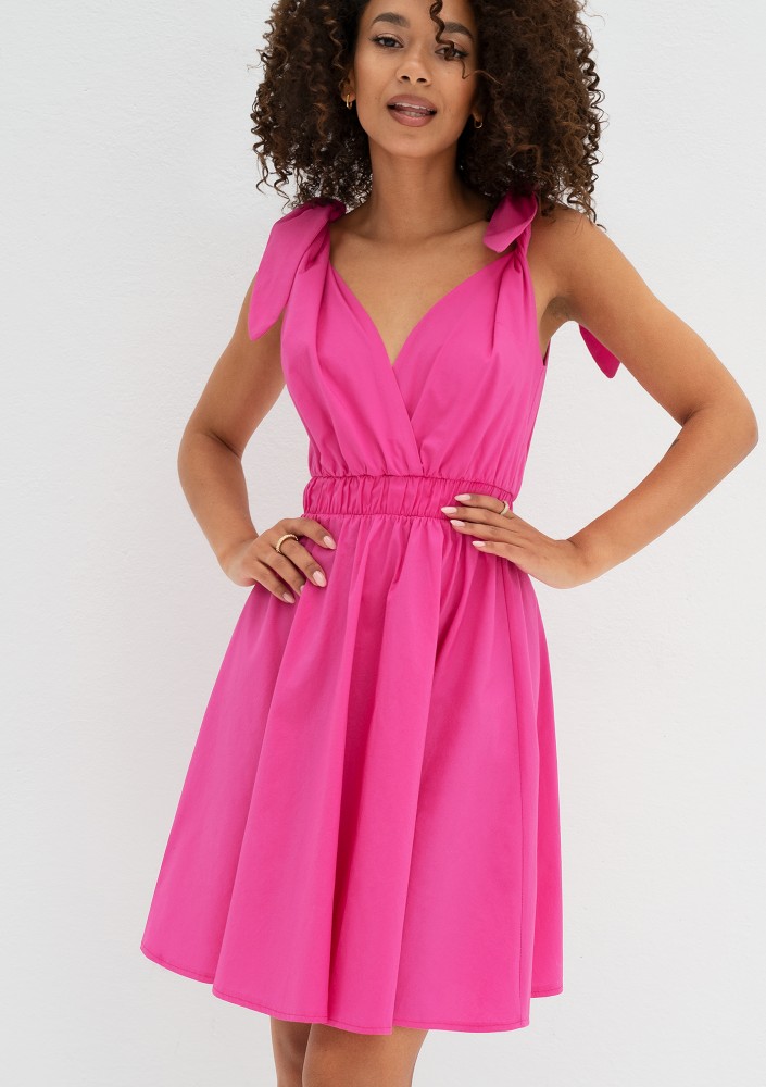 Alva - Pink mini summer dress