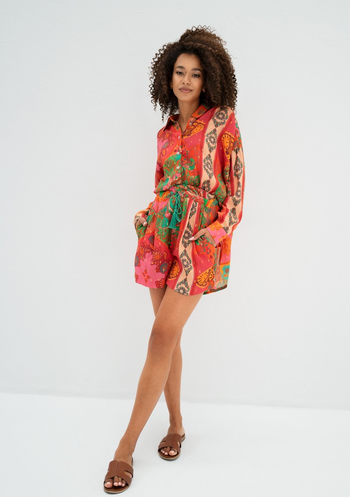 Nayan - Boho patterned shirt