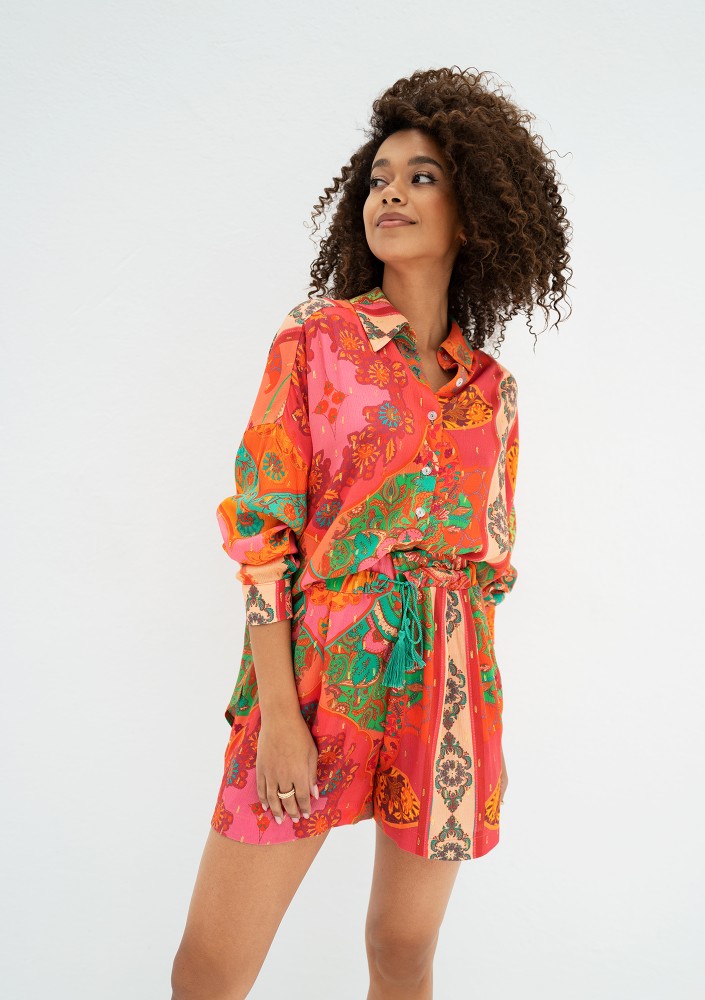 Nayan - Boho patterned shirt