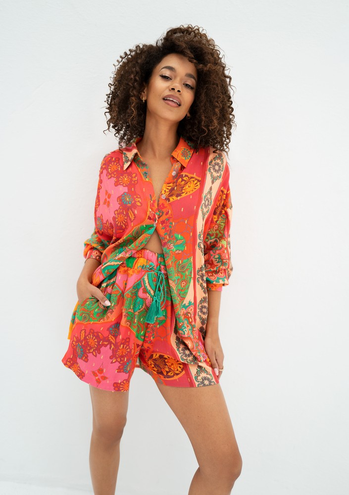 Nayan - Boho patterned shirt