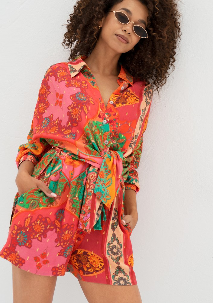 Nayan - Boho patterned shirt