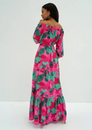 Layla - Sukienka maxi w Kwiaty