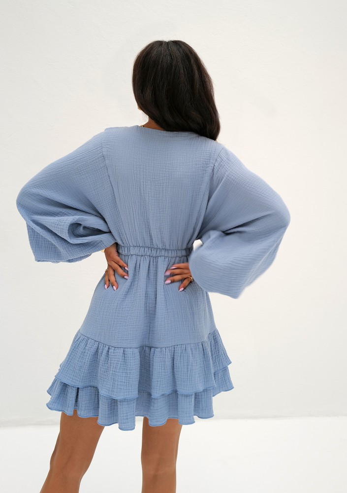 Milla - Blue muslin dress