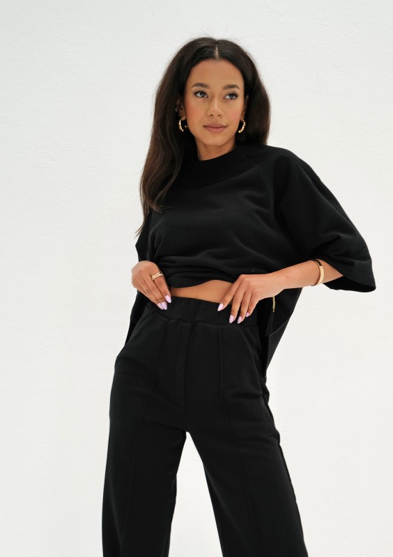 Melgo - Bluza dzianinowa Czarna