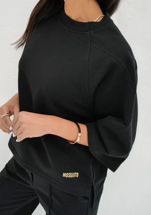 Melgo - Bluza dzianinowa Czarna