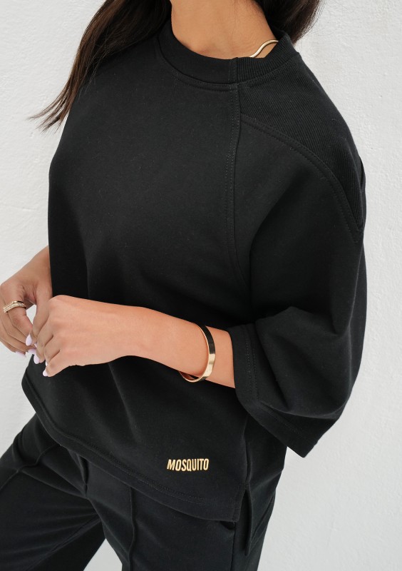 Melgo - Bluza dzianinowa Czarna