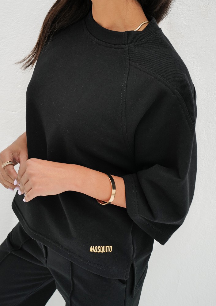 Melgo - Bluza dzianinowa Czarna