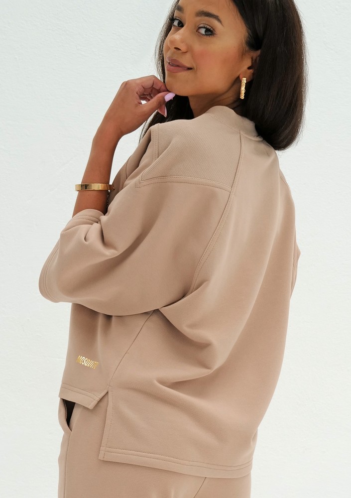 Melgo - Latte beige sweatshirt