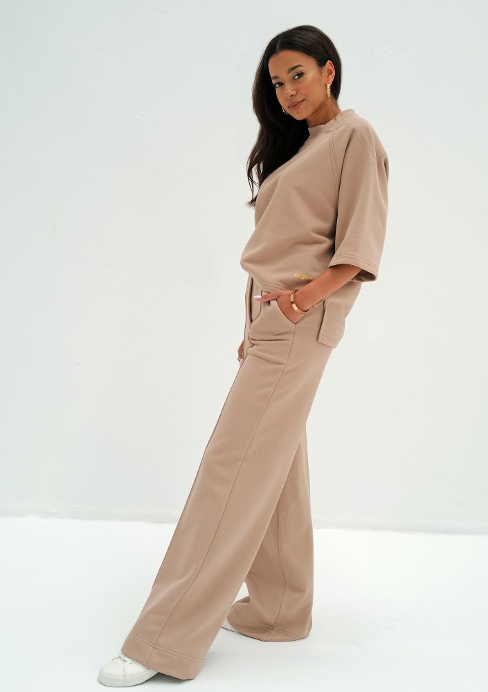 Melgo - Latte beige sweatshirt