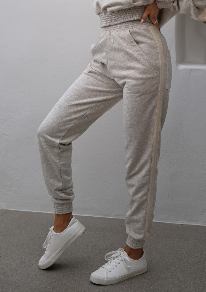 Raffy - Melange grey sweatpants