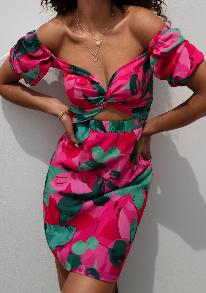 Rosita - Summer pink mini dress