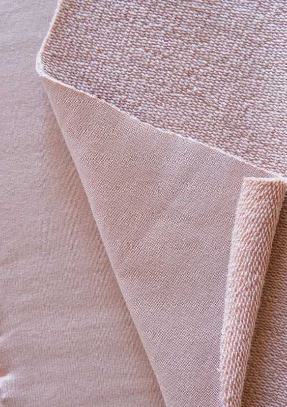 Melgo - Spodnie dzianinowe z kantem Beige