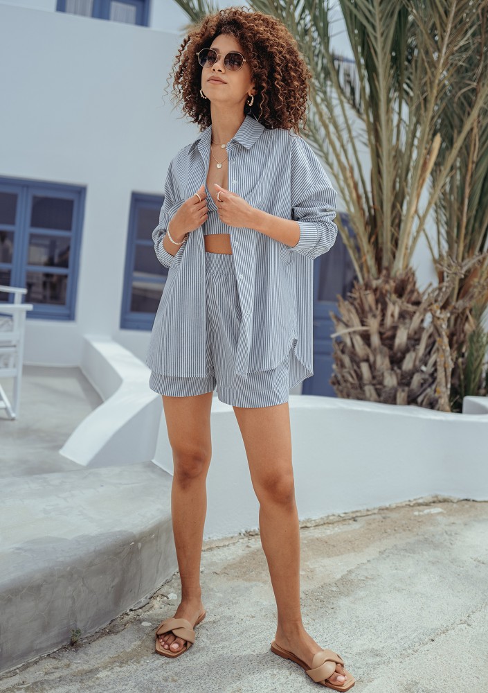 Suri - Cotton striped shirt