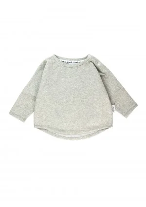 Grey basic kids sweatshirt