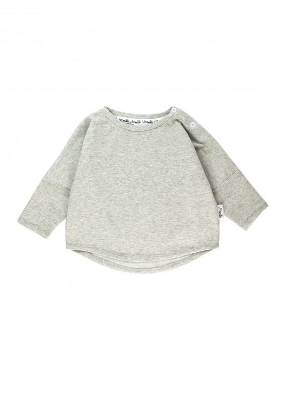 Grey basic kids sweatshirt