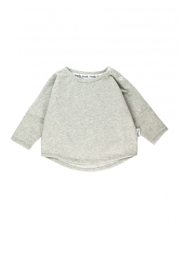 Szara bluza dziecięca basic