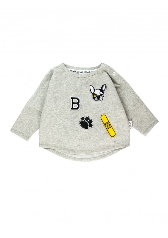 BLUZA DOG PATCHES