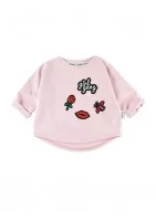 Powder pink kids sweatshirt 