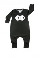 Black long sleeved romper 