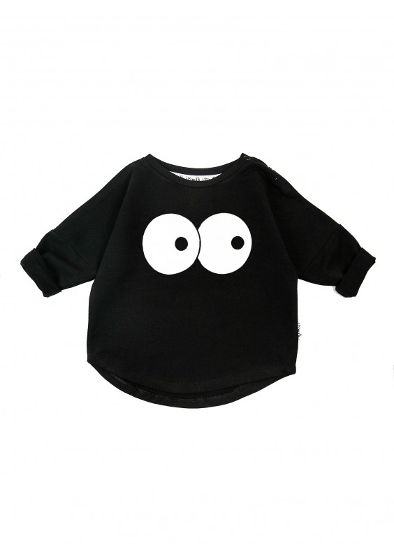 Bluza dziecięca ,,oczy" Czarna