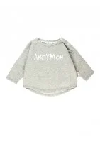 Melange grey kids sweatshirt 