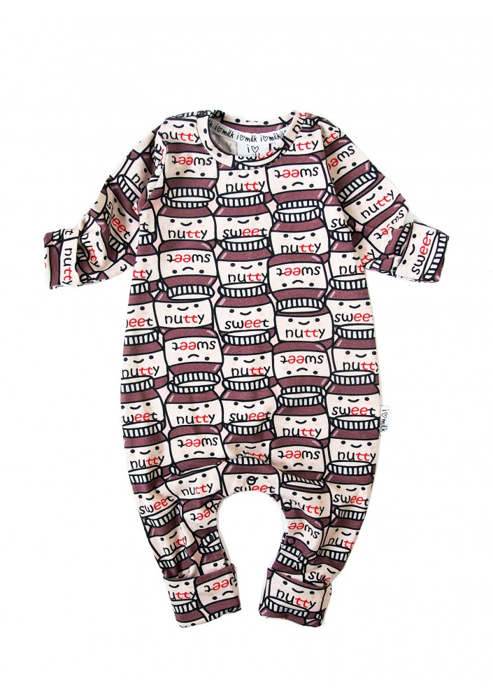 LONG SLEEVES ROMPER "NUTTY''