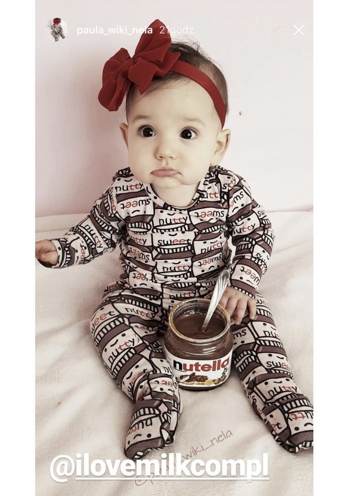 LONG SLEEVES ROMPER "NUTTY''